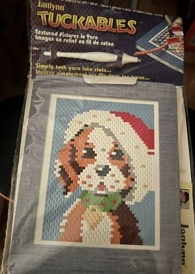 Janlynn Christmas Beagle Dog Tuckables Textured Pictures In Yarn Crafting Kids-image