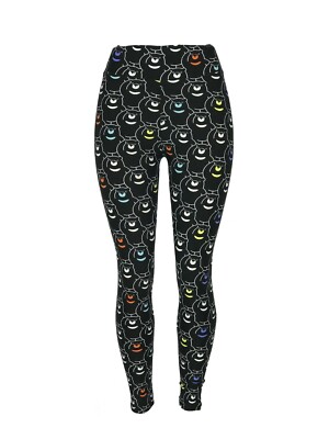 Bears Waving Green Orange Blue Black Background One Size Or Tall & Curvy-image