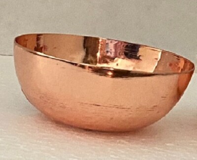 Creative Co-Op Hammered Copper Finish Metal Pinch Pot 3