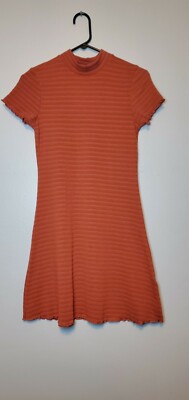 Women's Dress Derek Heart Size Large Burnt Orange -image