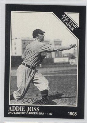 1991 The Sporting News Conlon Collection No MLB Logo on Back Addie Joss #272 HOF-image