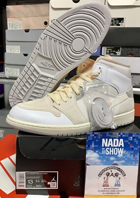 🧶Size 13 - Jordan 1 Mid SE Craft White 2022🧶-image