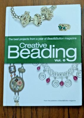 CREATIVE BEADING-VOL 6- FROM BEAD&BUTTON MAGAZINE-HARDCOVER BOOK-image
