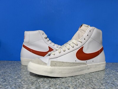 Nike Blazer Mid '77 Vintage White Mantra Orange BQ6806-110 Sz 9 Mens-image