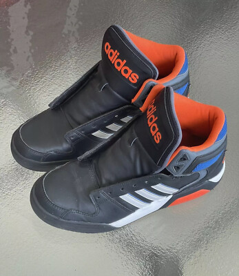 Adidas Neo Men's BB9TIS Mid Basketball Shoe Size 10 Black Orange Blue-image