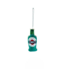 Creative Co-op Vermouth Bottle Ornament Bauble-image
