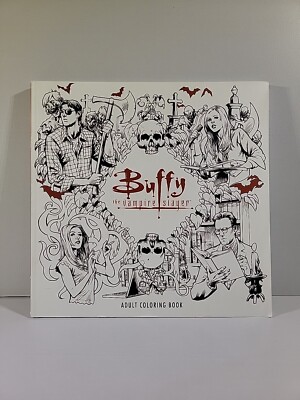 Joss Whedon, Buffy the Vampire Slayer Adult Coloring Book Dark Horse NEW-image