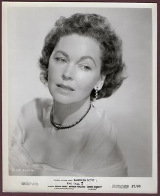 MAUREEN O'SULLIVAN Western film THE TALL T  1957 Orig Photo actress portrait-image