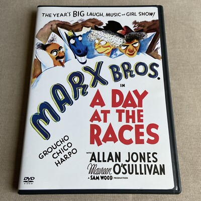 A Day At The Races (DVD, 1937) Musical Comedy Marx Bros Groucho Chico Harpo +-image
