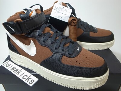 2022 NIKE AIR FORCE 1 MID ’07 LX VINTAGE OFF-NOIR/SAIL-PECAN DQ8766-001 US10.5-image
