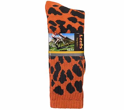 ANIMAL PRINT COTTON SOCKS MID CALF FULL CUSHION COTUME SOCKS PARTY SOCKS-image