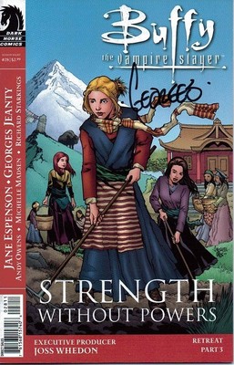 signed JEANTY variant BUFFY the VAMPIRE SLAYER 28 season 8 joss whedon COMIC-image