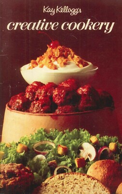 Kay Kellogg Creative Cookery 1971 Cereal Cookbook Coupons Food Groups Products-image