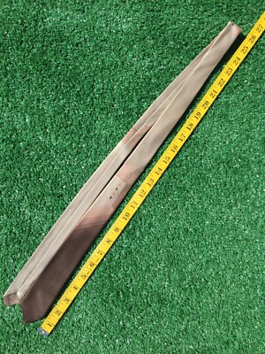 Mid Century Modern Skinny Necktie Brown/Tan Orange accents-image
