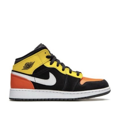 JORDAN 1 MID SE GS 'AMARILLO TEAM ORANGE'-image