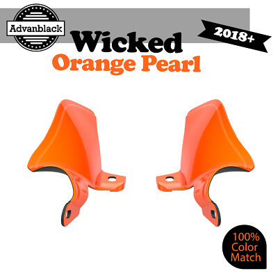 For M8 Harley Lower Rider Street Bob Mid Frame Air Deflector WICKED ORANGE PEARL-image