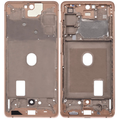 Mid-Frame Housing For For Samsung Galaxy S20 FE (Cloud Orange)-image