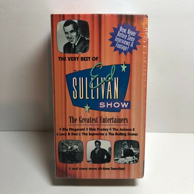 The Very Best of The Ed Sullivan Show - Volume 1 & 2 (VHS,B&W) NEW! SEALED!-image