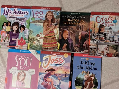 American Girl Books lot of 7 Joss Grace Makes it Great, Like Sisters, Lea Dives-image