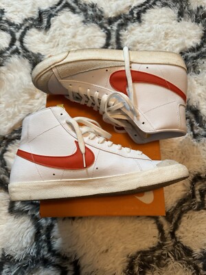 Size 10 - Nike Blazer '77 Vintage Mid White Mantra Orange-image