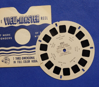 Sawyer's view-master reel 227 Mesa Verde National Park Colorado Cliff Dwellings-image