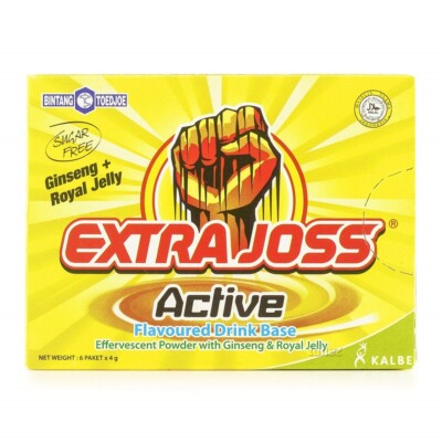 Extra Joss Active Energy Drink Powder (Ginseng) x 5 Boxes (Total 30 Sachet)-image
