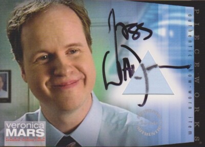 VERONICA MARS JOSS WHEDON AS DOUGLAS IN PERSON AUTOGRAPHED PIECEWORKS CARD PW12-image
