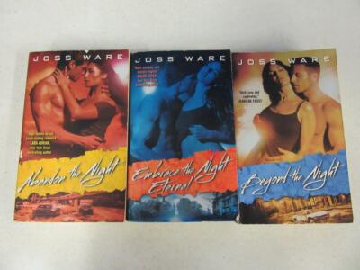 Lot of (3) JOSS WARE Paranormal Romance Books ENVY CHRONICLES NIGHT SERIES #1-3-image