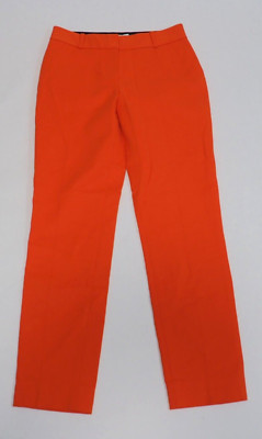 Kate Spade Orange Tapered Leg Flat Front Dress Pants, Size 00 (US)-image