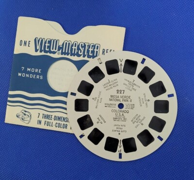 Sawyer's single view-master reel single 227 Mesa Verde National Park II Colorado-image