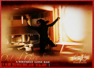Joss Whedon's FIREFLY - Card #34 - A Birthday Gone Bad - Inkworks 2006-image