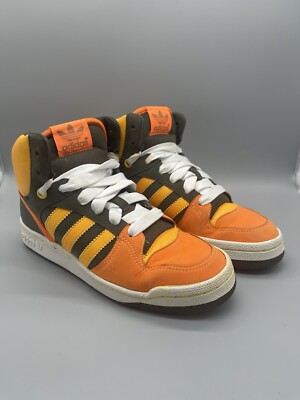 Adidas Originals Wmns Mid ‘Orange Brown’ Size 6W 4.5M Preloved NB G09848-image