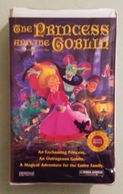 voice of joss ackland / rik mayall THE PRINCESS AND THE GOBLIN   VHS VIDEOTAPE  -image