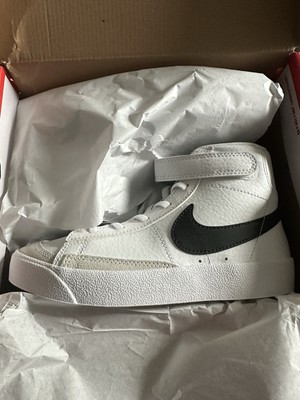 Nike Blazer Mid '77 GS 'White Black' Size 2 New!-image