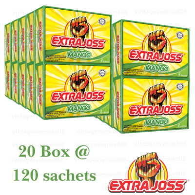 120 Sachets EXTRA JOSS Mango Flavor Sugar-Free Energy Drink for Instant Boost-image