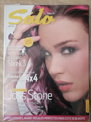JOSS STONE SOLO MEXICAN MAGAZINE MEXICO SPANISH MAY 2007-image