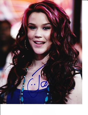 JOSS STONE SIGNED CLOSE UP 8X10-image