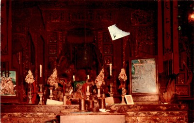 Chinese Joss House, Weaverville, California, Frye & Smith Ltd., San Postcard-image