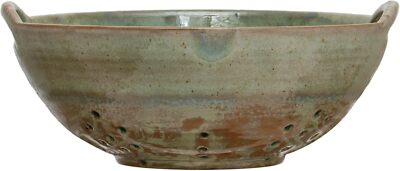 Creative Co-Op Stoneware Berry Bowl with 8.5