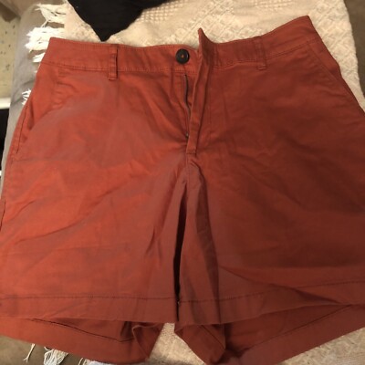 Amazon Essentials Women's Mid-Rise Slim-Fit 3.5 Inch Inseam Khaki Short Size 14-image