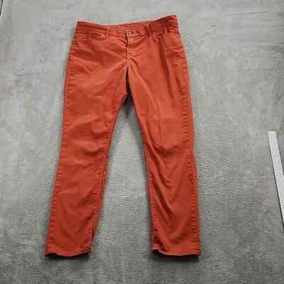Dittos Orange Rust Jeans Womens 30 Denim Casual Pants Skinny Mid Rise-image