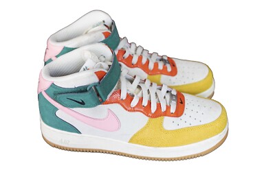 Size 10 - Nike Air Force 1 Mid Vivid Sulfur Rush Orange-image