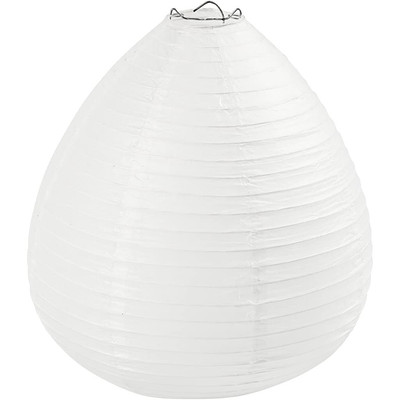 Creativ Company - Rijstpapier Lamp Wit Druppel 27cm NEW-image