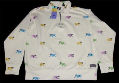 Levi's Creative Growth Monkeys Thick 1/4 Zip Sleeve Pkt Thick Sweatshirt Mns M/L-image