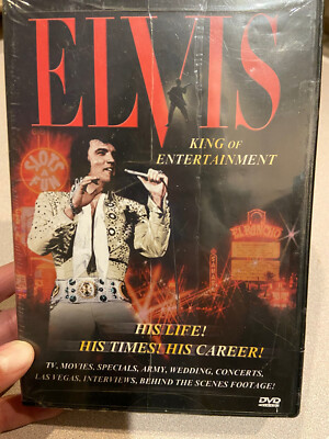Elvis Double DVD Set KING OF ENTERTAINMENT and RARE MOMENTS (Set of 2) SEALED-image