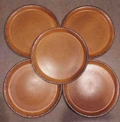VINTAGE MCCOY CANYON MESA STONEWARE DINNER PLATES 10.50
