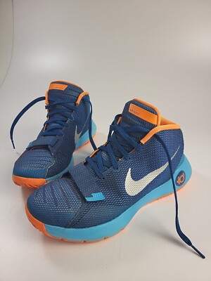 KD TREY 5 III BASKETBALL SHOES MENS SIZE 9 BLUE ORANGE (749377-404)-image