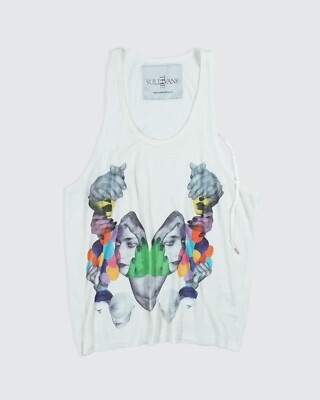 John Lawrence Sullivan Graphic print Tank top/ Japanese Fashion/ High Fashion-image