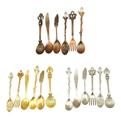 for Creative European Dessert Spoon Set for Stirring Mixing for Party 3 Co-image
