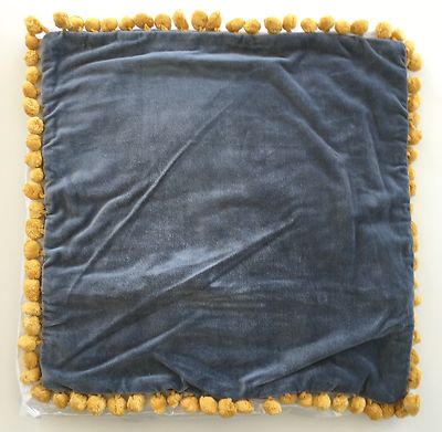 Creative Co-Op Pompom Pillow Cover and  Insert 18